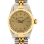 Rolex, ladies Oyster Perpetual wristwatch, 23.5mm in diameter : For Further Condition Reports Please