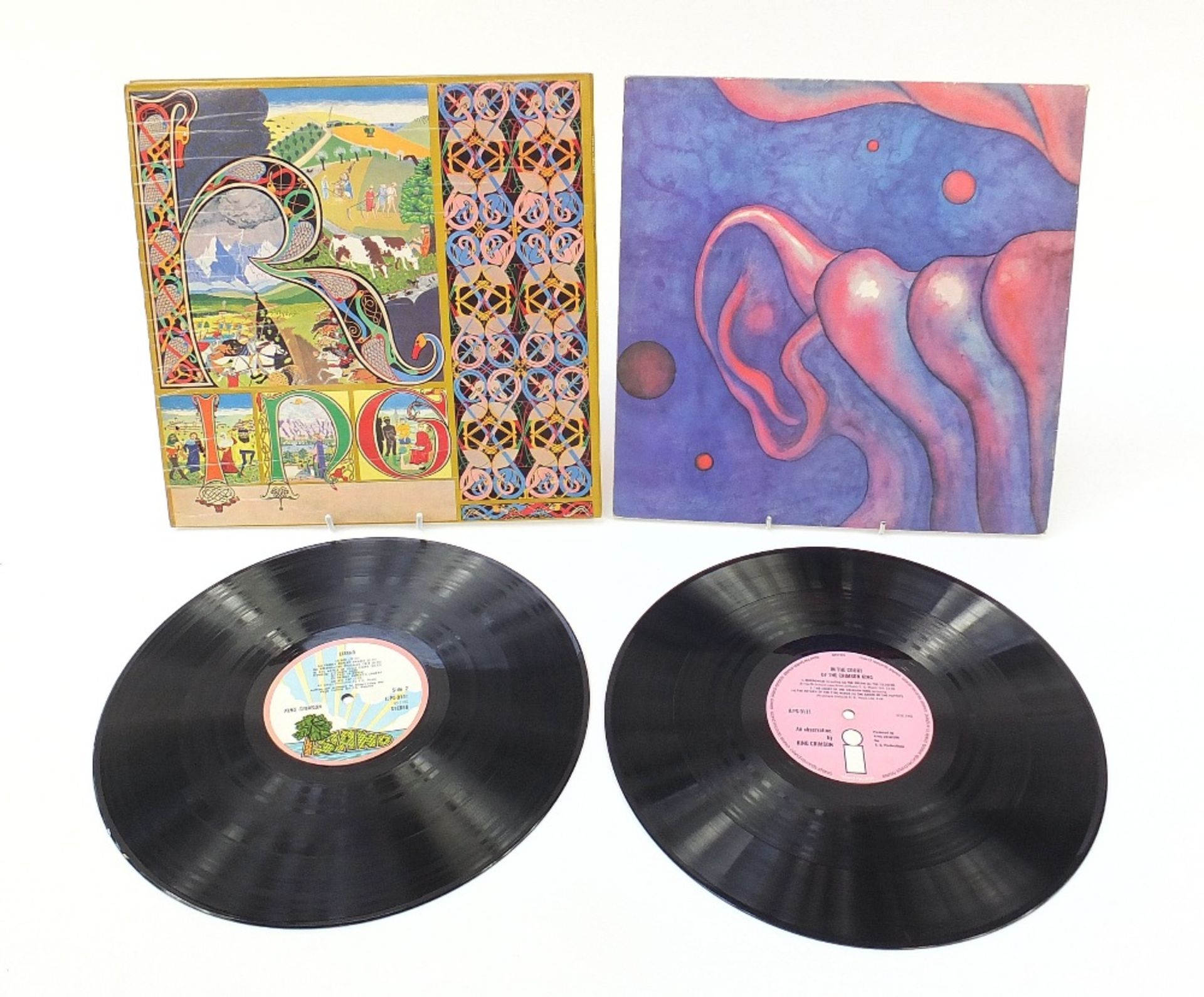 Two King Crimson vinyl LP's comprising In the Court of Crimson on Pink Island Records ILPS-9111 - Bild 2 aus 3