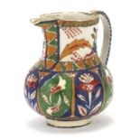 Turkish Kutahya pottery coffee pot hand painted with flowers, 12.5cm high : For Further Condition