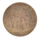 French 1873 five francs : For Further Condition Reports Please Visit Our Website - Updated Daily