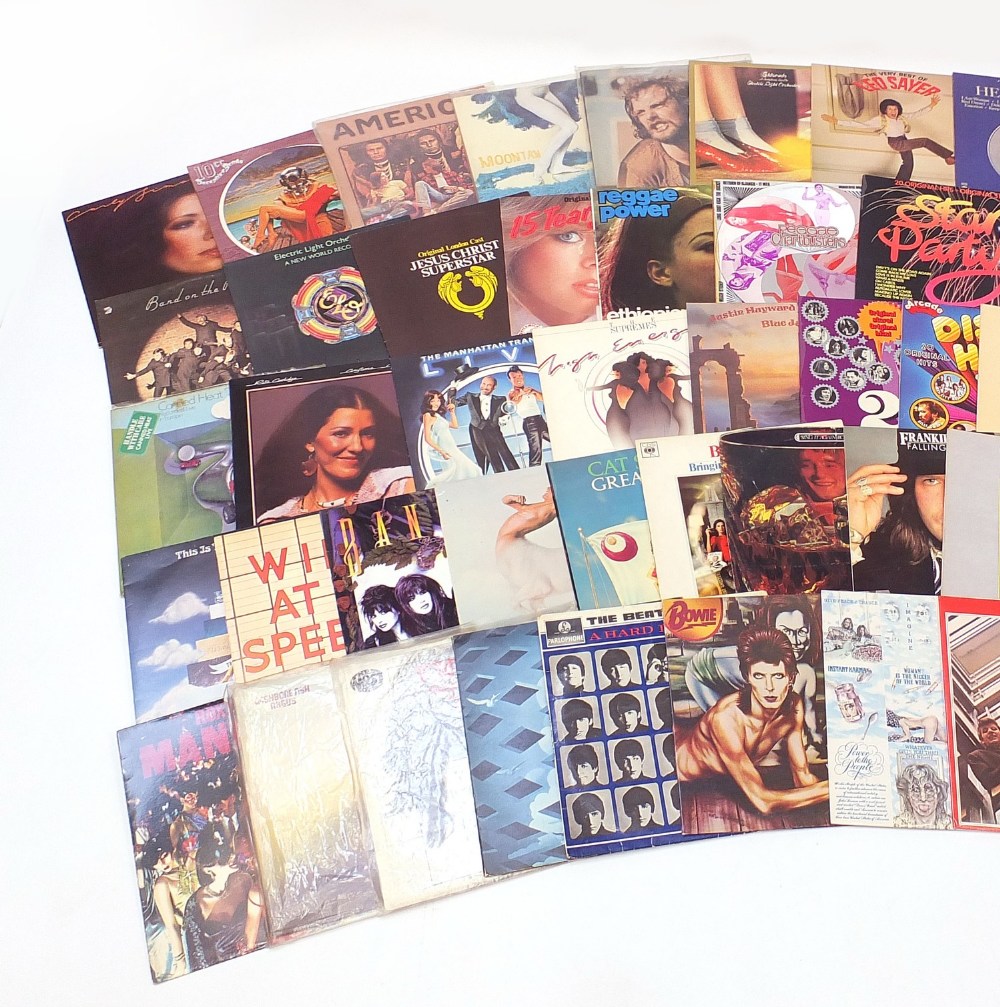 Vinyl LP's including Juicy Lucy Lie Back and Enjoy it on Vertigo, The Beatles, Rod Stewart, Leo - Image 2 of 3