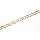 9ct gold Belcher link necklace, 44cm in length, 9.5g : For Further Condition Reports Please Visit