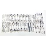 Suite of Eben Parker Sheffield silver plated cutlery : For Further Condition Reports Please Visit