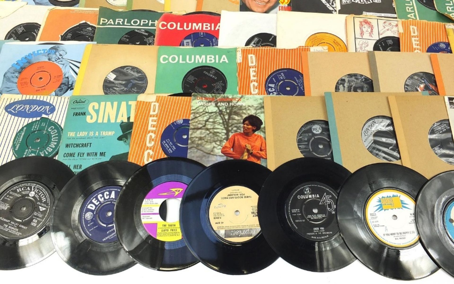 Collection of 45rpm singles including Hedge Hoppers Anonymous, Elvis Presley, David Bowie, Archie - Image 21 of 32