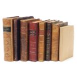 Eight antique history books imcluding History of Kent, Russell's History of Maidstone, Life of The