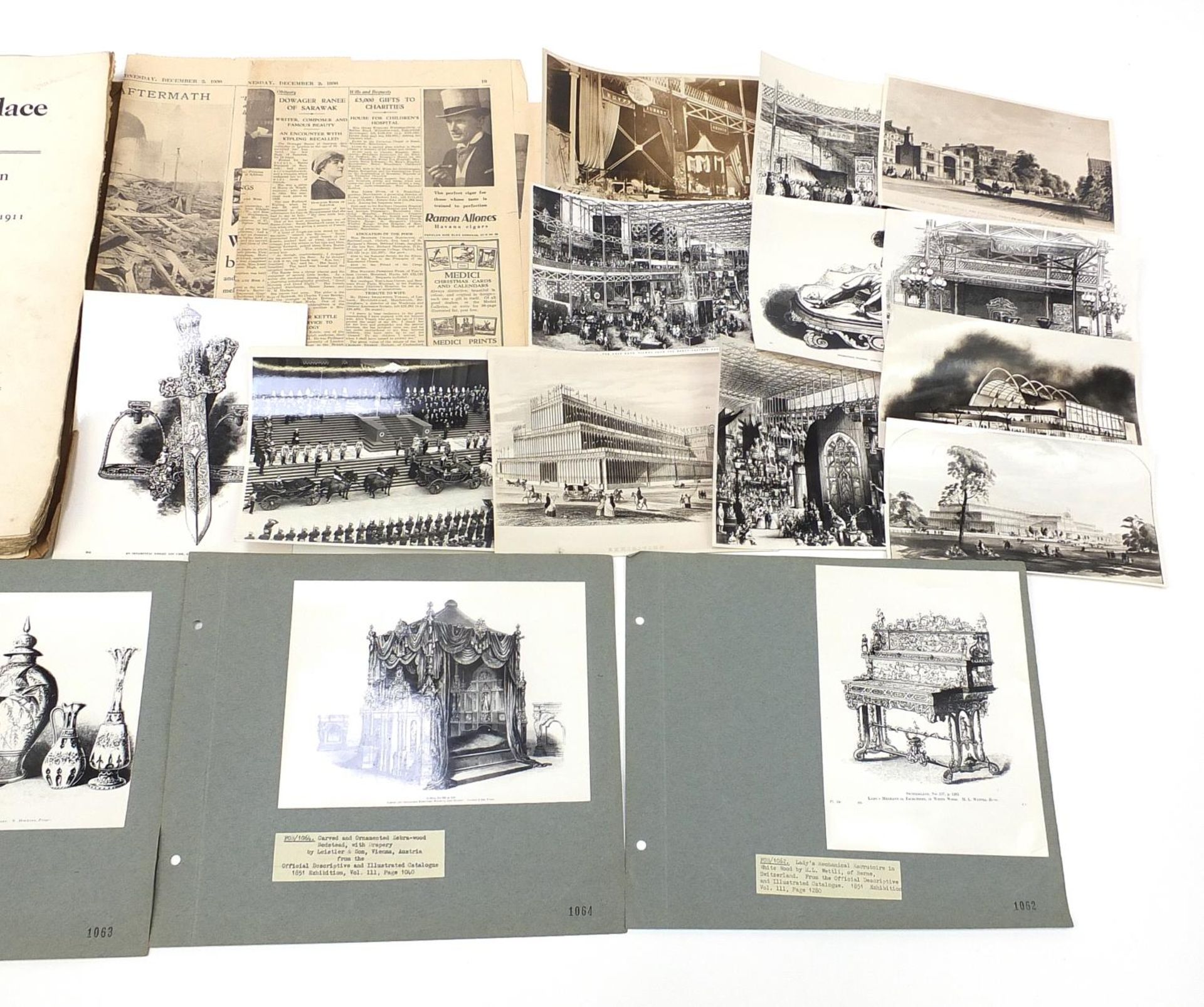Early 20th century Crystal Palace Exhibition ephemera including Sydenham 1911 Auction Catalogue, - Image 4 of 9