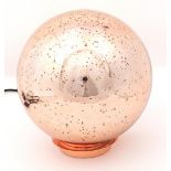 Dar Lighting witch ball design globular table lamp, 27cm high : For Further Condition Reports Please