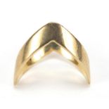 9ct gold herringbone ring, size L, 2.1g : For Further Condition Reports Please Visit Our Website -