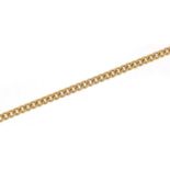 9ct gold Belcher link necklace, 46cm in length, 7.9g : For Further Condition Reports Please Visit