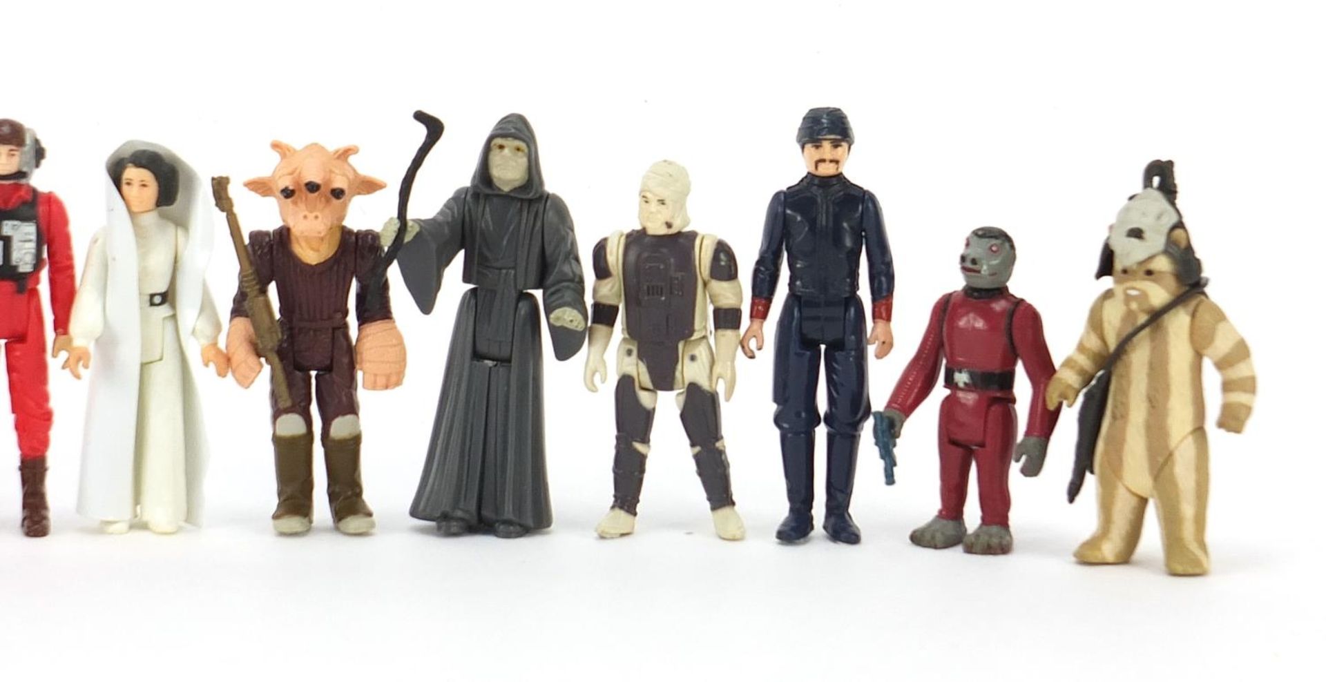 Fifteen vintage Star Wars action figures with accessories including Walrus man, Darth Vader, Luke - Image 4 of 7