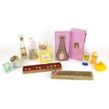 Vintage and later perfumes and bottles including Lalique, Fleur de Fleurs, Bacorn's toilet water :