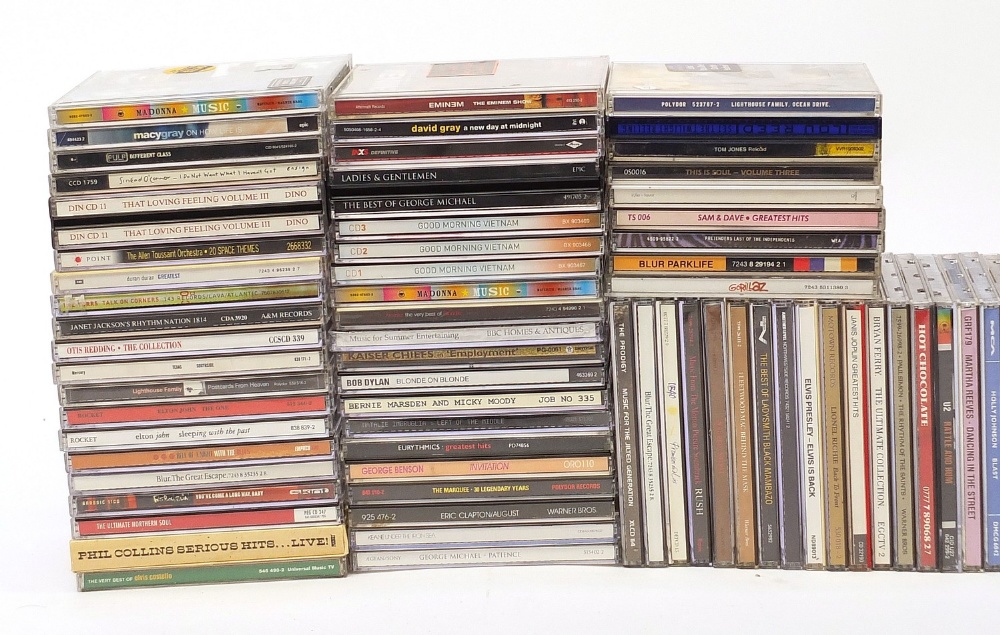 Large collection of CD's including Madonna, George Michael, Bob Dylan, Eric Clapton, Otis Redding, - Image 2 of 6