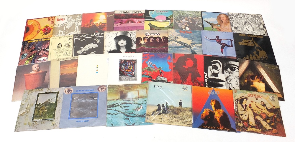 Vinyl LP's including The Incredible String Band, HMS Donovan, Led Zeppelin Blind Faith, Kate Bush,