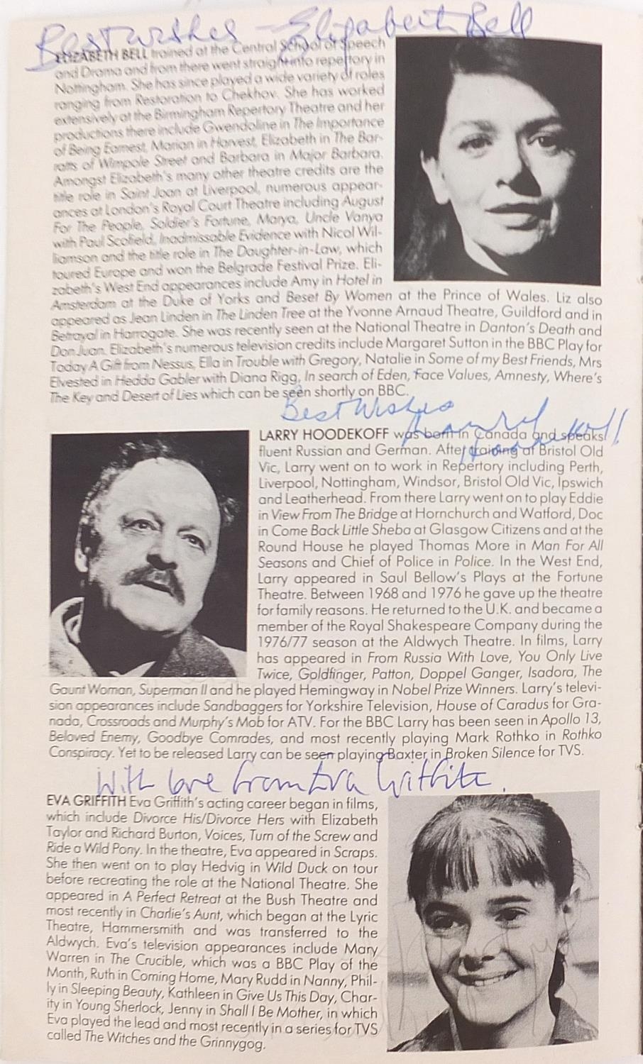Collection of vintage signed theatre programmes including Judi Dench, Dame Gladys Cooper, Tommy - Image 11 of 29