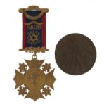 Royal Order of Buffaloes silver gilt jewel and a Lusitania medal : For Further Condition Reports