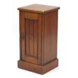 Edwardian walnut pot cupboard, 74cm H x 37cm W x 34cm D : For Further Condition Reports Please Visit