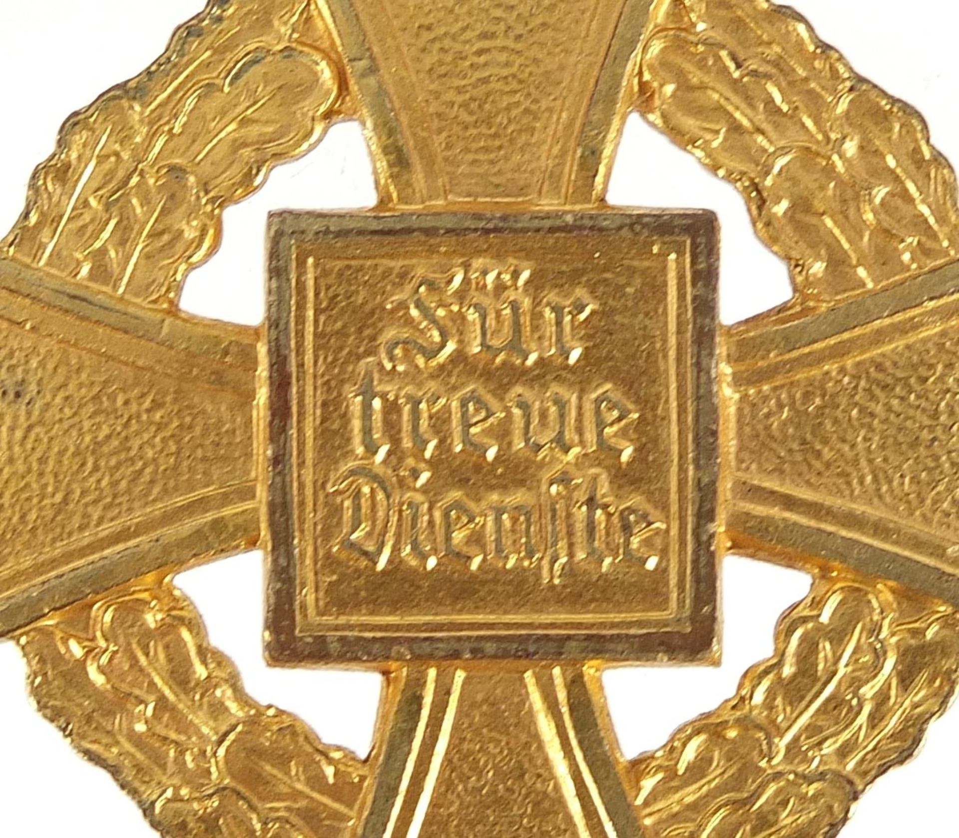 Three German military interest badges including a Wounds badge : For Further Condition Reports - Image 3 of 3