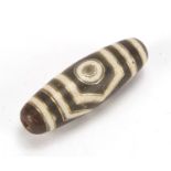 Tibetan Dzi bead, 14cm wide : For Further Condition Reports Please Visit Our Website - Updated