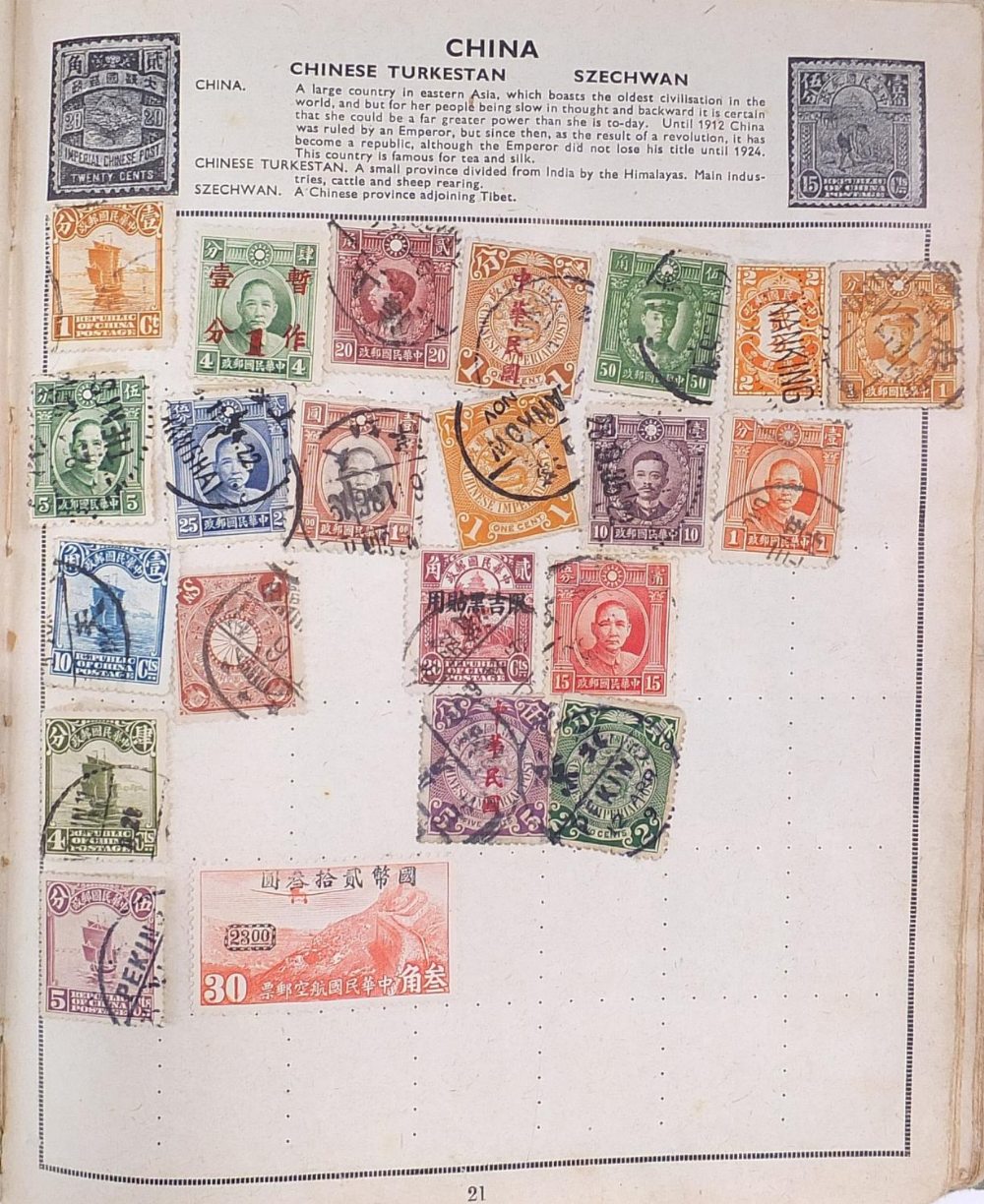 Victorian and later British and world stamps arranged in two albums including Penny Reds : For - Image 5 of 12