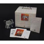 Swarovski Crystal Inspiration Africa elephant, Annual Edition 1993 with box, 10cm in length : For