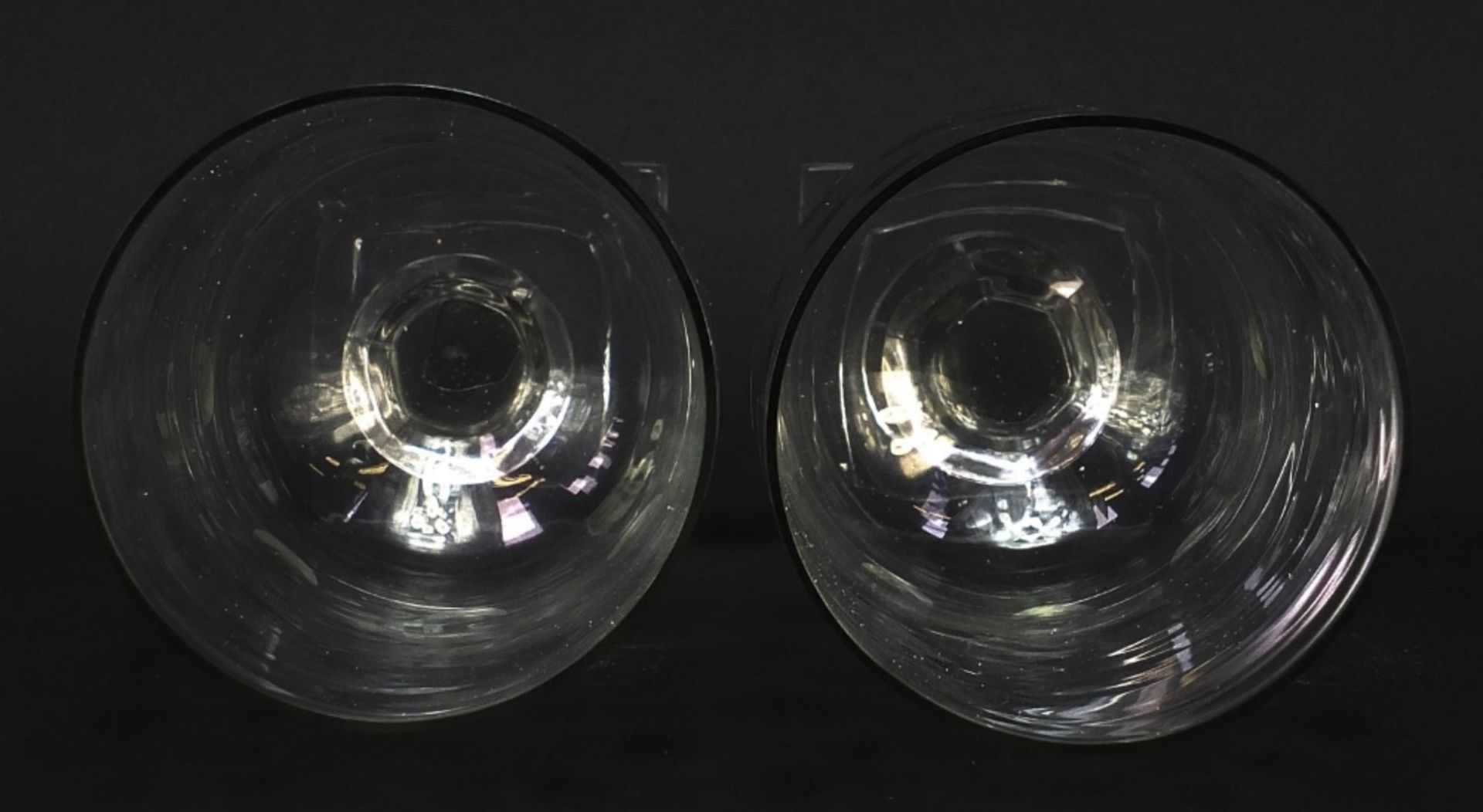 Pair of Georgian design cut glass celery vases, 34cm high : For Further Condition Reports Please - Image 3 of 4