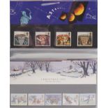 Royal Mail presentation packs arranged in an album, various denominations and genres : For Further