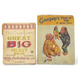 Two vintage books comprising Granpop's Book of Fun by Lawson Wood and Elinor Goulding Smith's