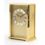 Seiko Westminster-Whittington mantle clock with Roman numerals, 20cm high : For Further Condition