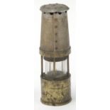 Vintage Naylor miner's lamp numbered 6911, 26cm high : For Further Condition Reports Please Visit