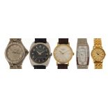 Vintage and later ladies and gentlemen's wristwatches including Tissot, Lucerne and Skagen : For