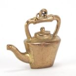 9ct gold kettle charm, 2cm high, 2.0g : For Further Condition Reports Please Visit Our Website -