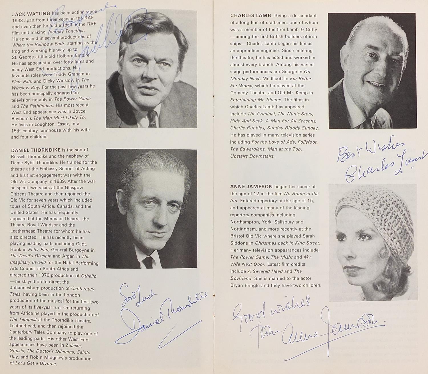 Collection of vintage signed theatre programmes including Judi Dench, Dame Gladys Cooper, Tommy - Image 19 of 29