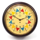 RAF design fusee wall clock with painted dial, 32.5cm in diameter : For Further Condition Reports