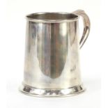 Mappin & Webb, Elizabeth II silver tankard, Sheffield 1977, 12cm high, 326.5g : For Further