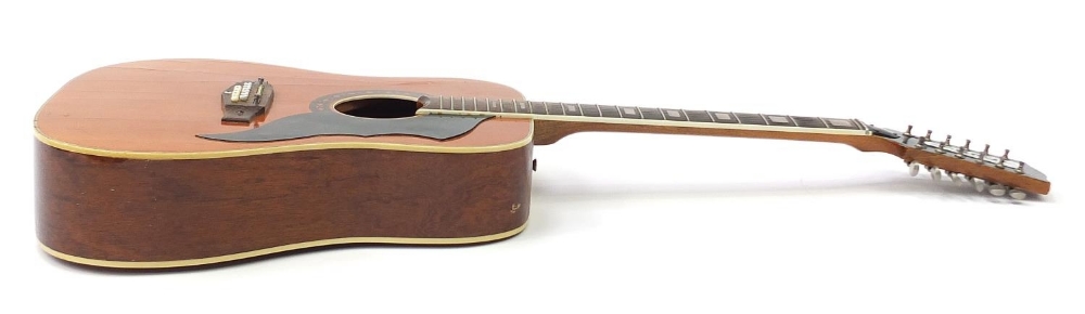 Eko twelve string acoustic guitar, 105.5cm in length : For Further Condition Reports Please Visit - Image 9 of 9