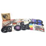 Vinyl LP's and 45rpm records including The Rolling Stones, The Beatles and Bob Dylan : For Further