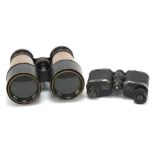 Two pairs of binoculars including Aero 6 x 15 : For Further Condition Reports Please Visit Our