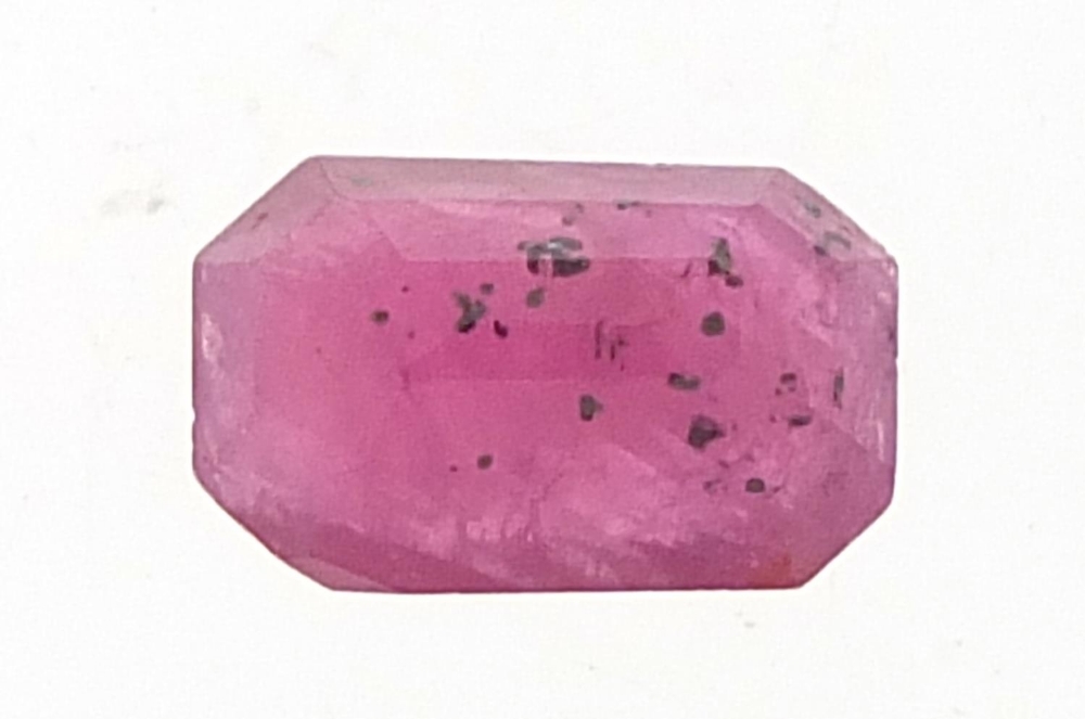 Purple/red ruby gemstone with certificate, 1.88 carat : For Further Condition Reports Please Visit - Image 2 of 4