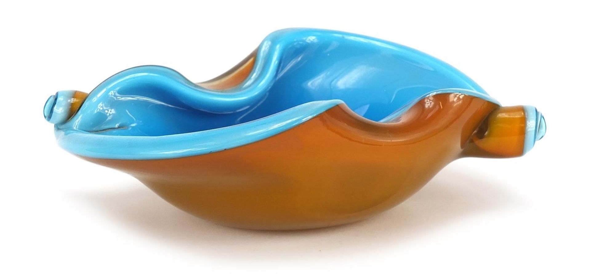 Dino Martens, Murano art glass bowl, 25cm wide : For Further Condition Reports Please Visit Our - Bild 2 aus 4