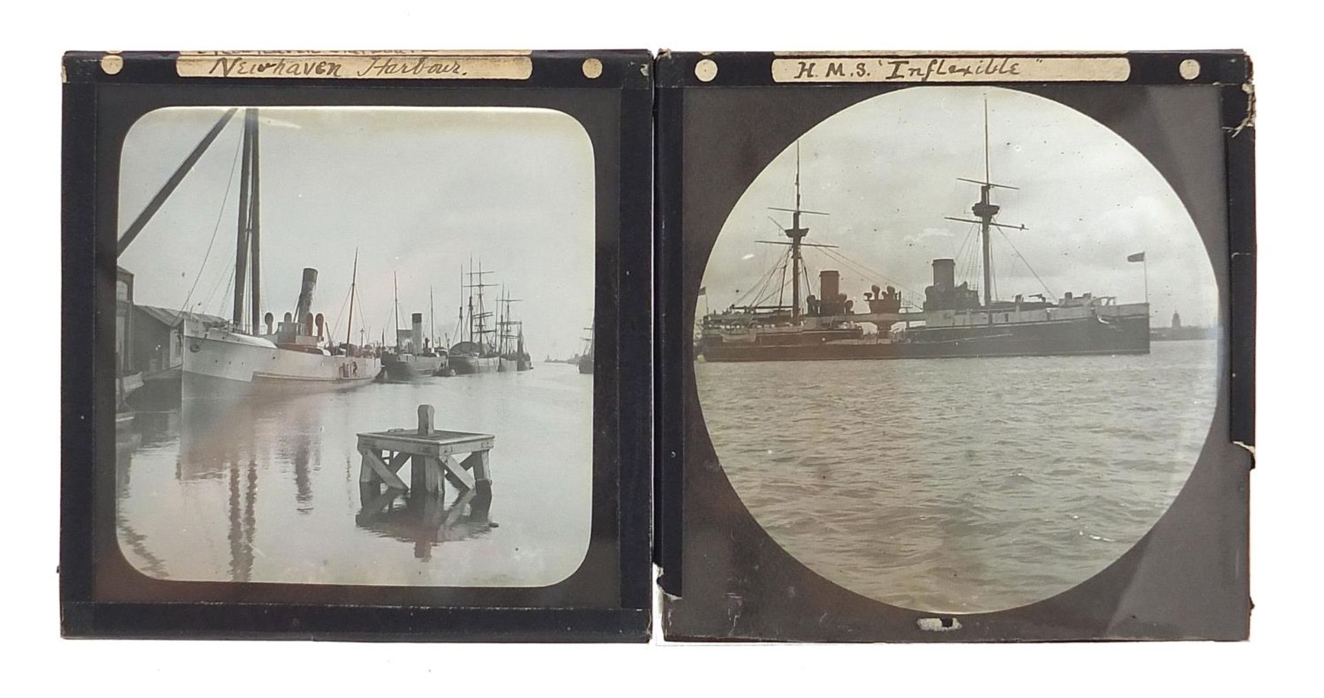 Collection of photographic slides, some ships including HMS Victory, Steamer Nelson and Brighton - Image 5 of 8