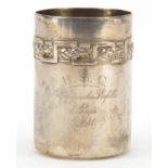 Olympic interest German silver beaker trophy with gilt interior, previously owned by George Nicol,