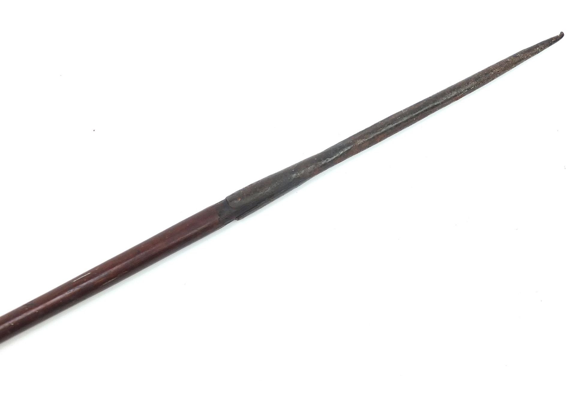 Tribal interest double ended spear, 154cm in length - Bild 5 aus 6