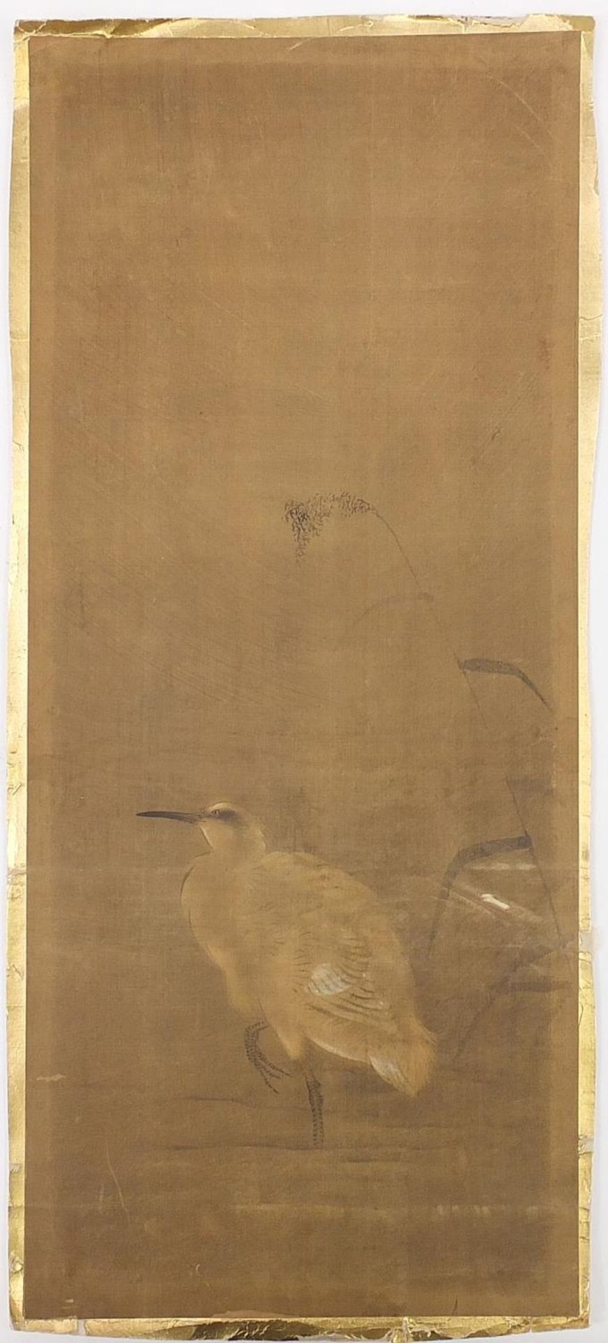 Six Chinese watercolours on paper including calligraphy, figures on horseback and birds, unframed, - Image 11 of 18