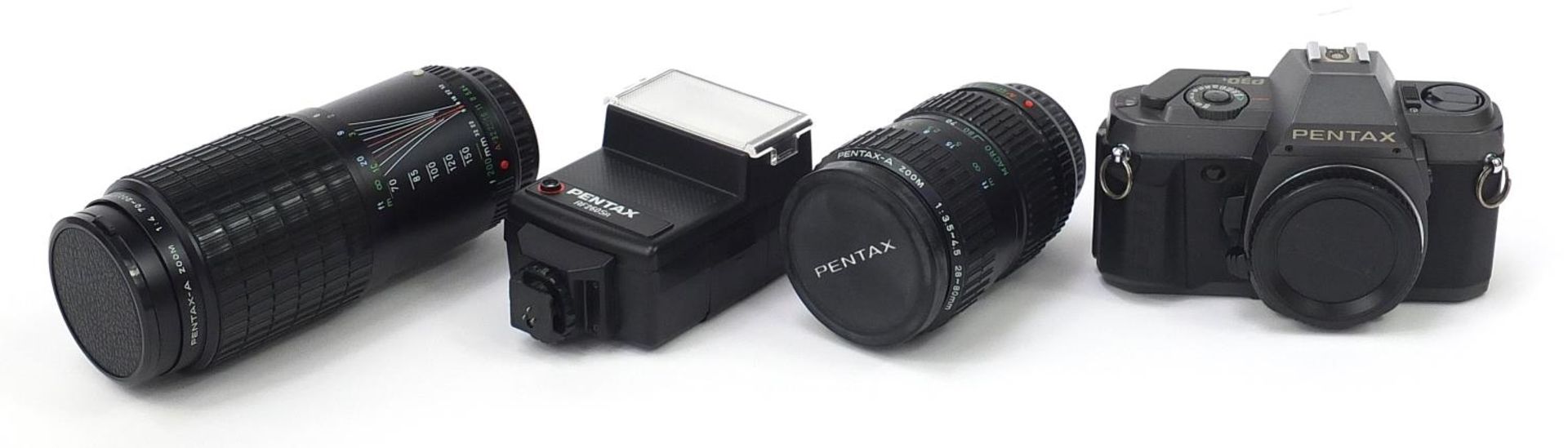 Pentax P30T camera outfit including lenses - Image 4 of 6