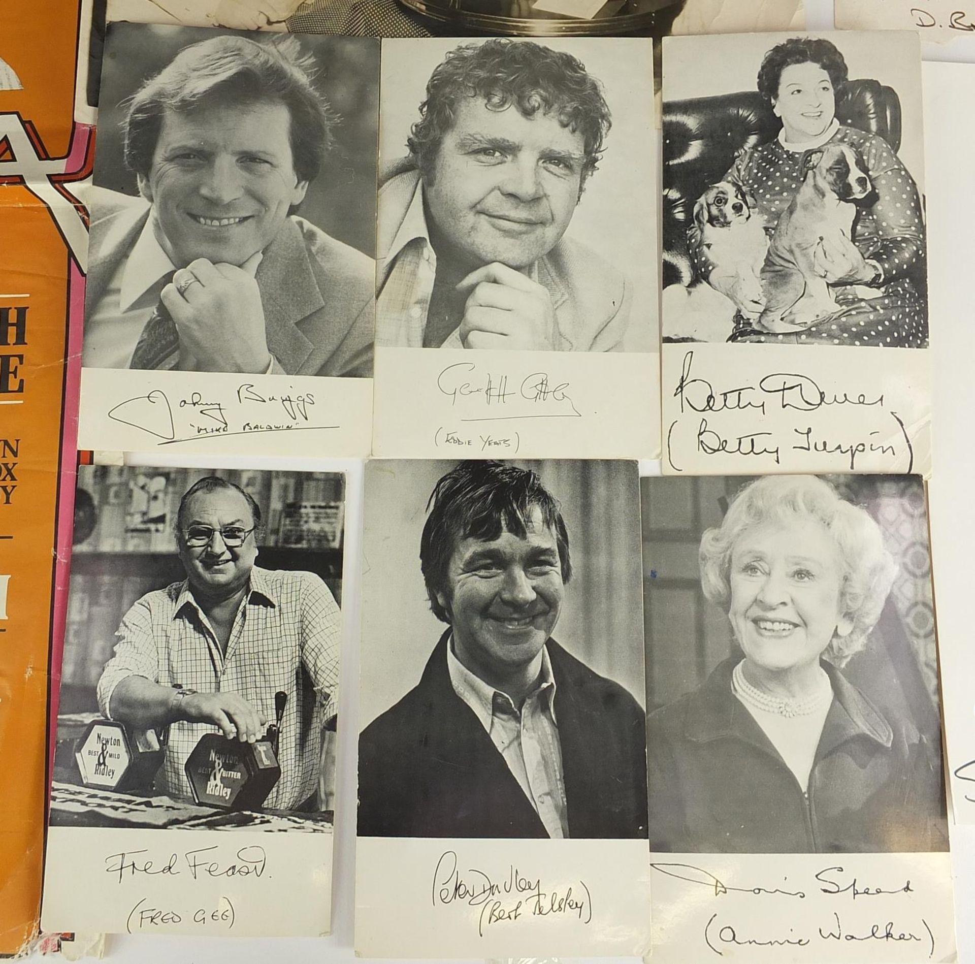 Autographs including Ruth Maddock photograph, Jane Howell, Tony Britton, Nigel Havers, Dinah - Image 5 of 6