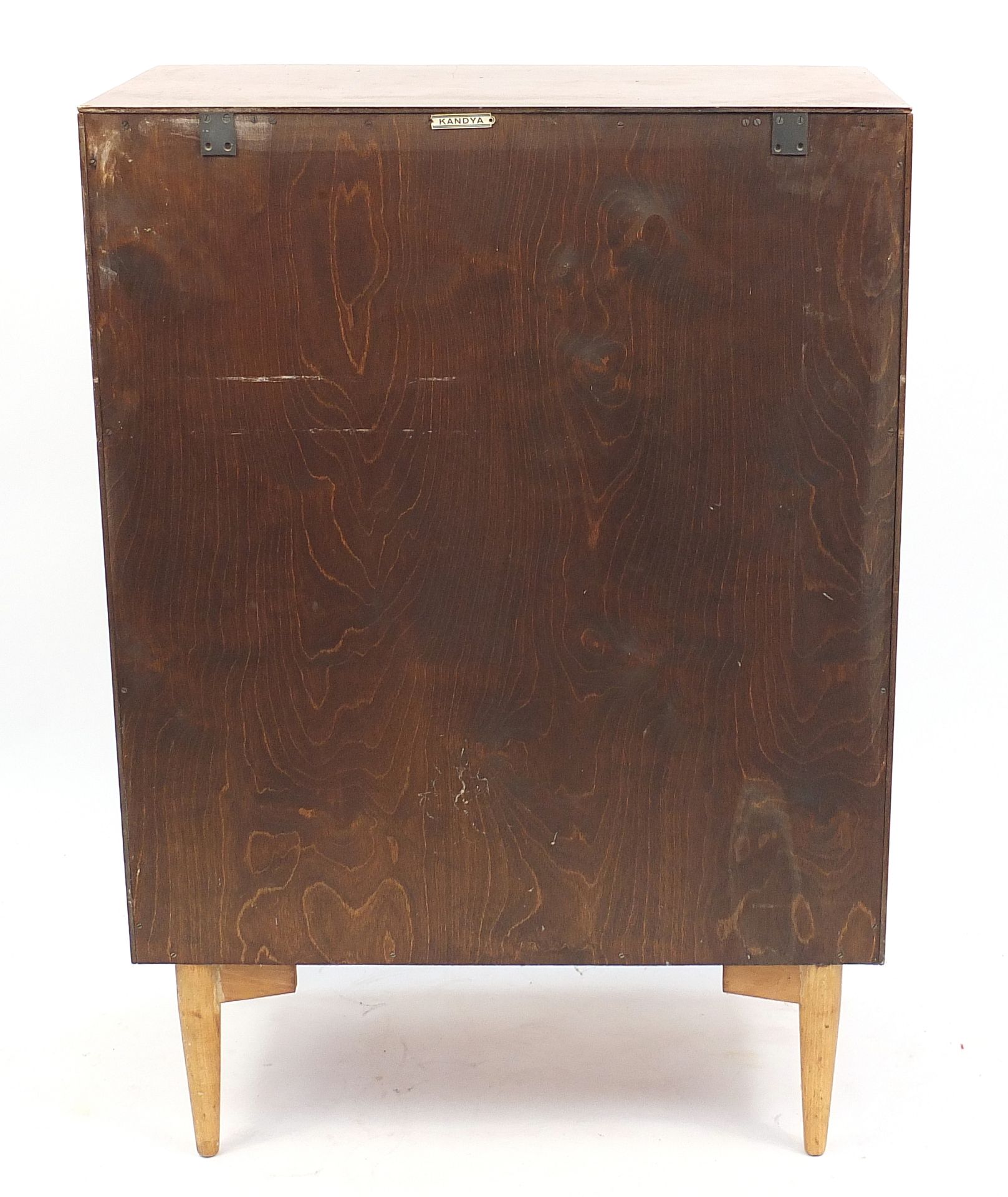 Kandya, mid century five drawer chest, 108cm H x 76cm W x 41cm D - Image 4 of 5