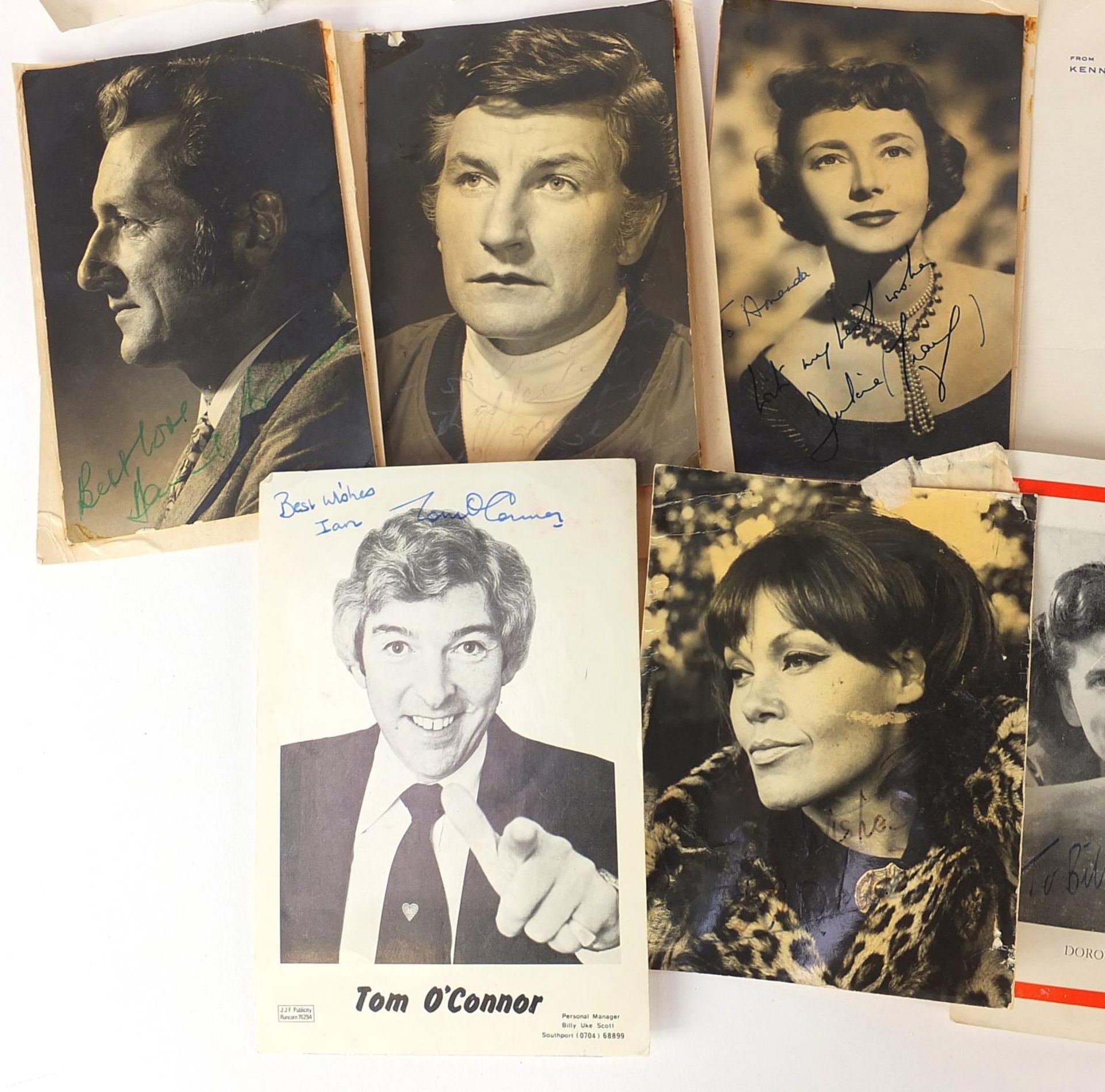 Autographs to include Little & Large, Morecombe & Wise, Hughie Green, Tom O'Connor, letter from - Image 5 of 7