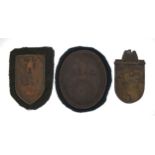 Three German military interest shields