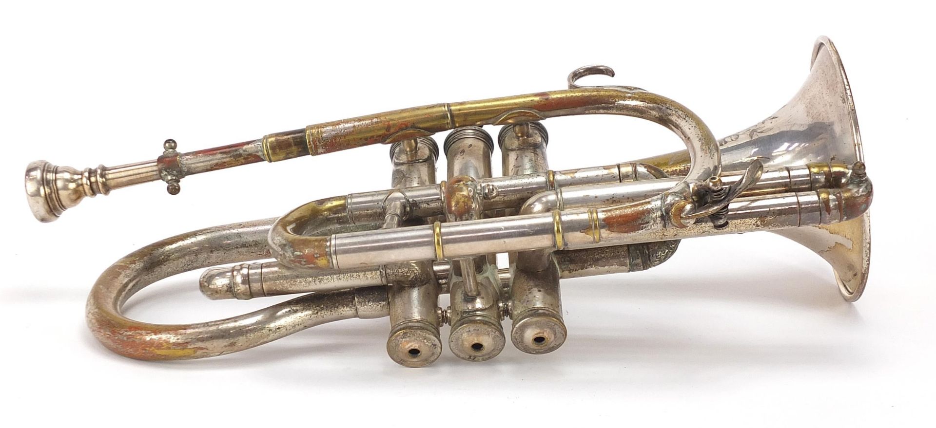 Vintage Besson & Co prototype cornet, 35cm in length - Image 6 of 6