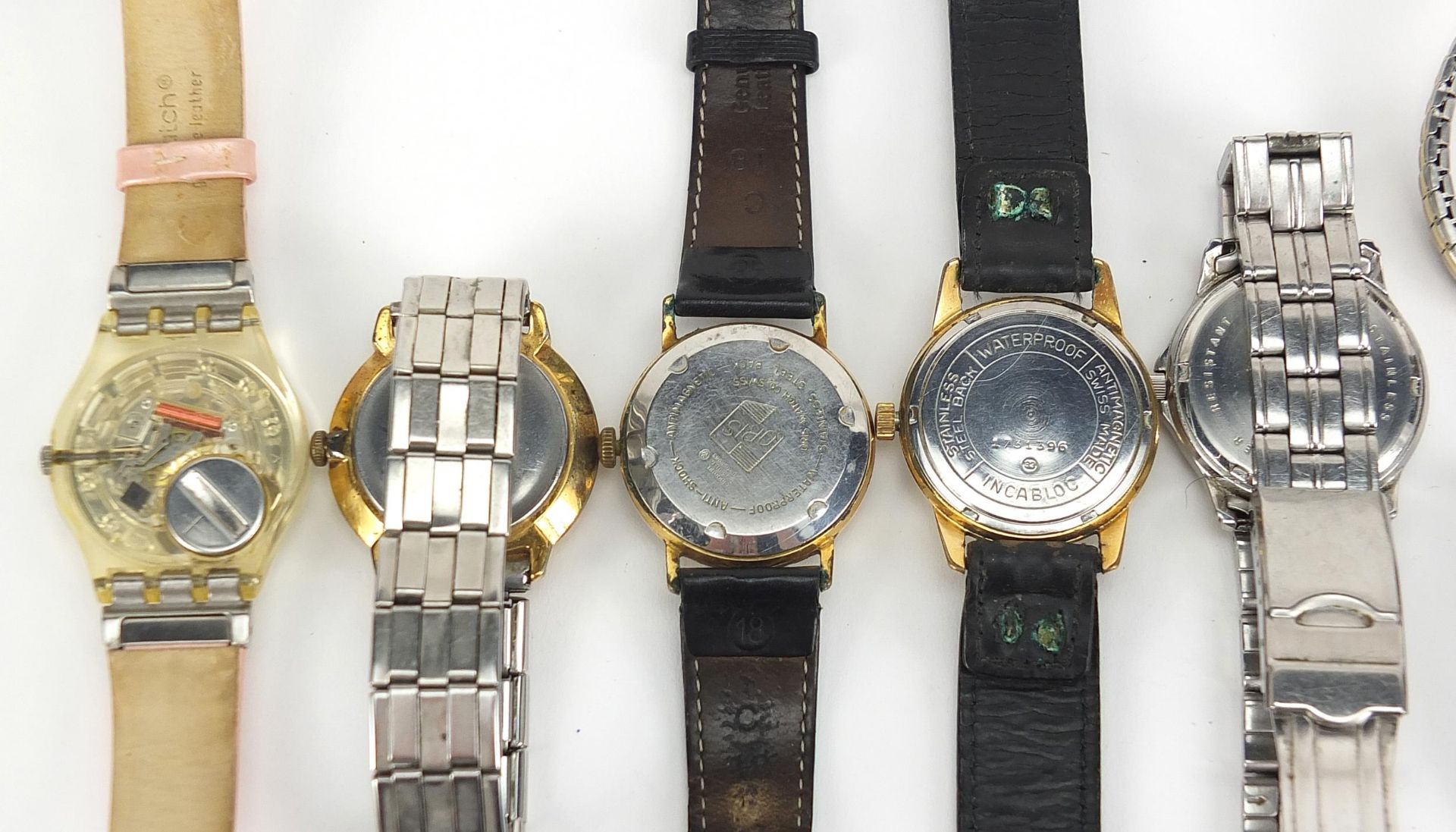Vintage and later gentlemen's and ladies wristwatches including Renel, Timex, Seiko and Oris - Image 5 of 7